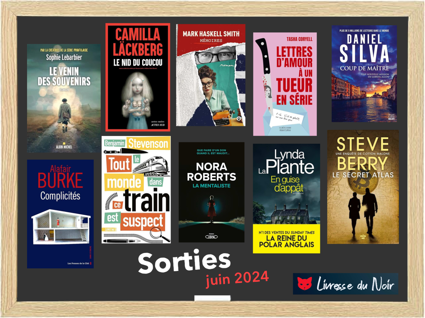 Les sorties de juin 2024 – Livresse du Noir